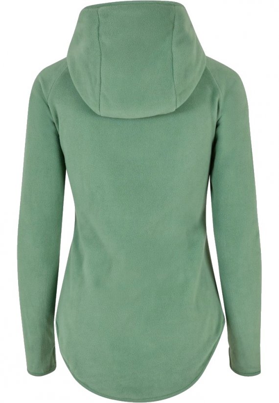 Damska bluza Urban Classics Polar Zip - zielona