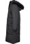 Černý dámský zimní kabát Urban Classics Oversize Faux Fur Puffer