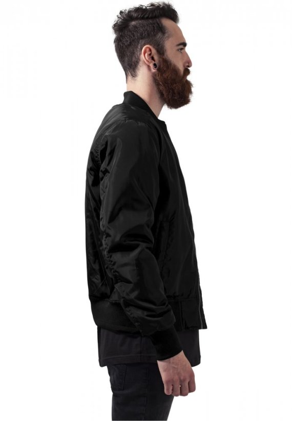 Pánská bomber bunda Urban Classics 2-Tone - černá