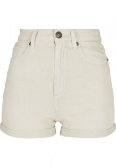 Spodnie Urban Classics Ladies 5 Pocket Shorts - whitesand