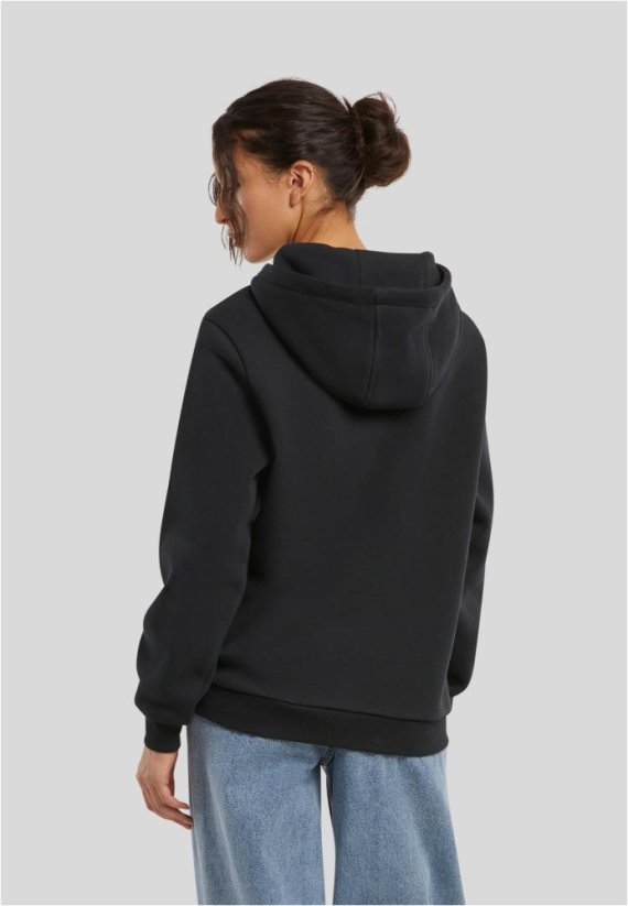 No Feelings Ladies Boxy Hoodie  - black