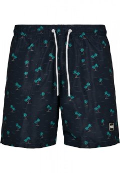 Pánske kúpacie šortky Urban Classics Pattern Swim Shorts - island aop