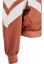 Ladies Crinkle Batwing Jacket - terracotta/whitesand