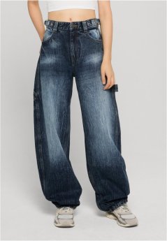 Ladies Balloon Fit Jeans  - black washed