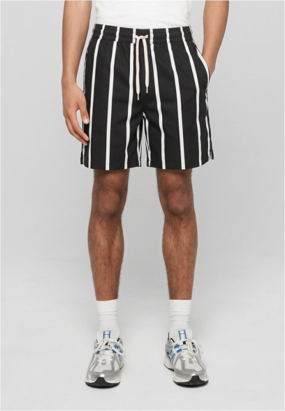 Summer Stripe Resort Shorts black/white XXL - black/white