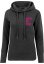 Ladies Waiting For Friday Hoody - charcoal