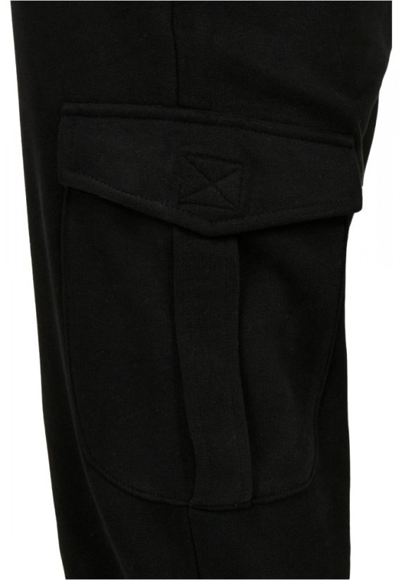 Čierne pánske tepláky Urban Classics Fitted Cargo