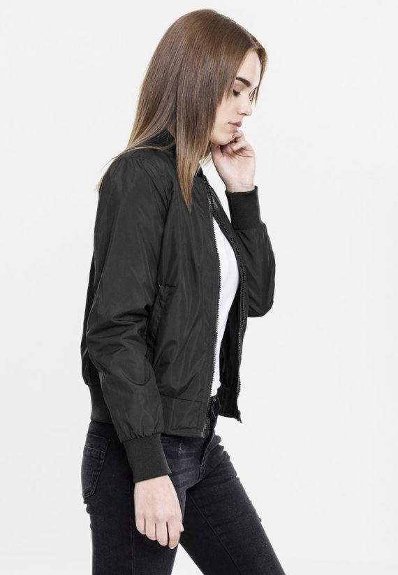 Dámská jarní/podzimní bomber bunda Urban Classics - černá