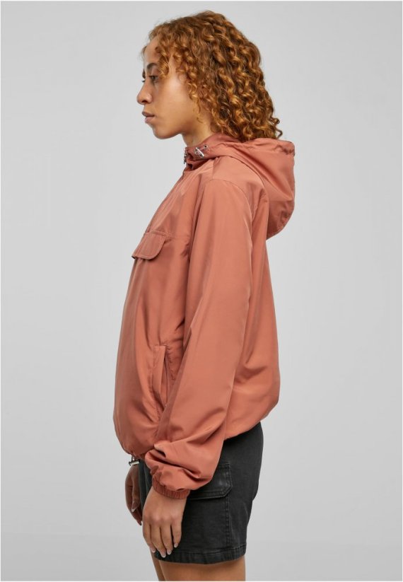 Dámská jarní/podzimní bunda Urban Classics Ladies Basic Pullover - hnědá