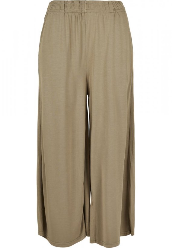Kalhoty Urban Classics Ladies Modal Culotte - khaki
