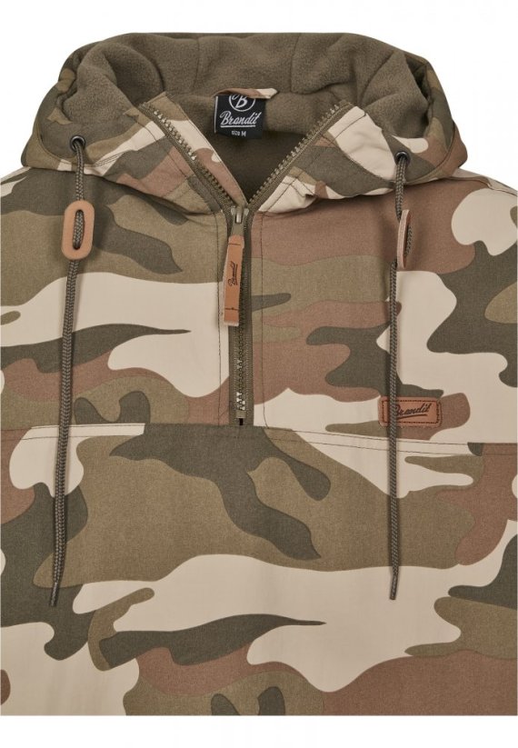 Pánská bunda Brandit Pull Over Windbreaker - wood camo