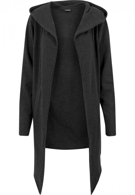 Pánský cardigan Urban Classics Long Open Edge Cardigan - tmavě šedý