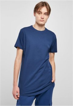 Shaped Long Tee - spaceblue