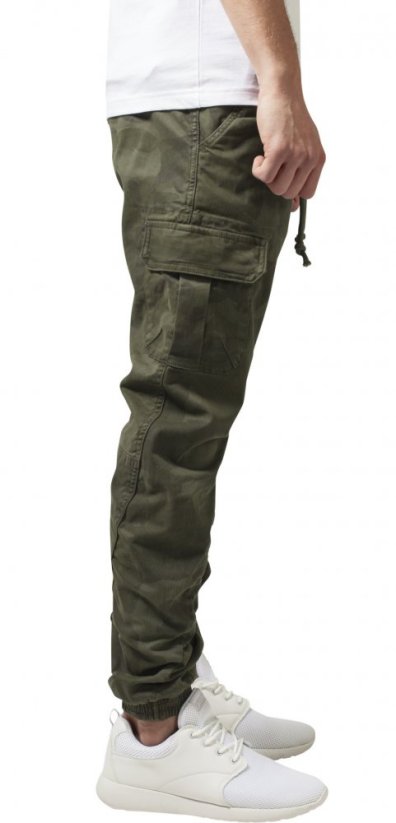 Spodnie męskie Urban Classics Camo Cargo Jogging Pants - olive camo