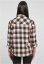 Ladies Turnup Checked Flanell Shirt - pink/brown