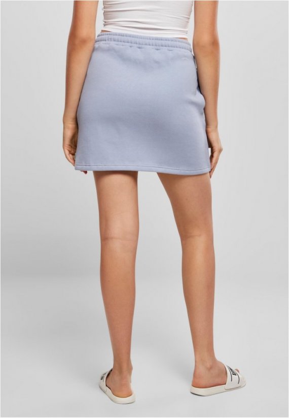 Ladies Organic Terry Mini Skirt - violablue
