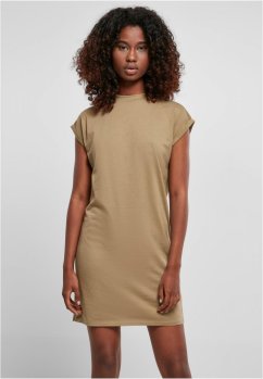 Ladies Turtle Extended Shoulder Dress - khaki