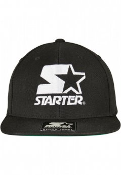 Starter Logo Snapback - black
