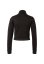 Ladies Slim Fit Scuba Track Jacket - black