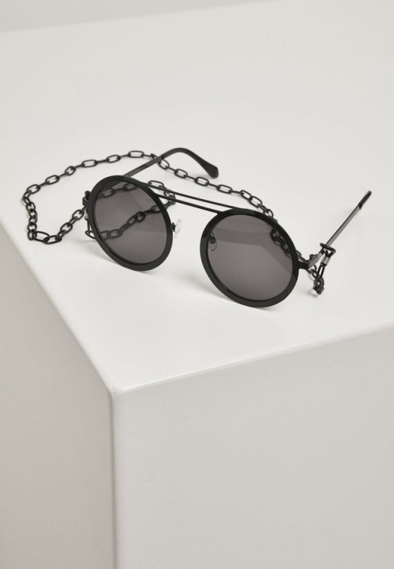 Sluneční brýle 104 Chain Sunglasses - black/black