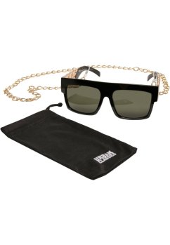 Sunglasses Zakynthos with Chain amber/gold one size - black/gold