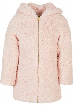 Dívčí bunda Urban Classics Sherpa - růžová