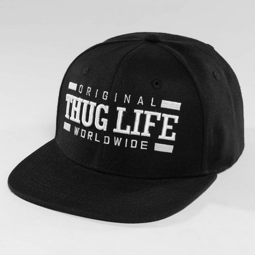 Thug Life / Fitted Cap Worldwide in black