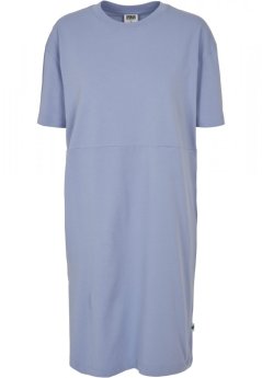 Dámské šaty Urban Classics Organic Oversized Slit - violablue