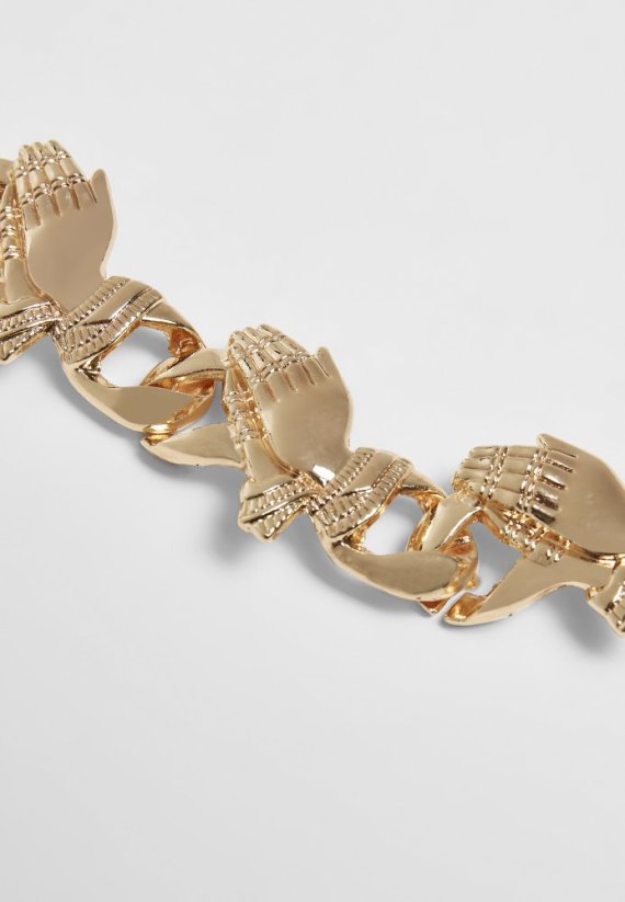 Pray Hands Bracelet - gold