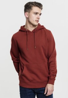 Basic Sweat Hoody - brown