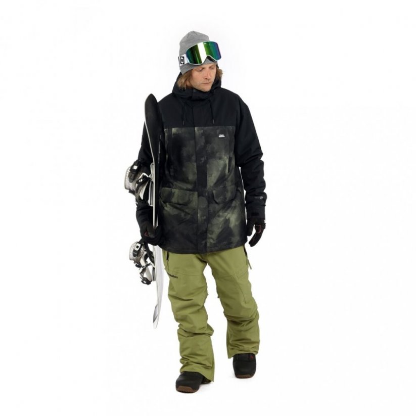 Černá pánská zimní snowboardová bunda Horsefeathers Cordon II