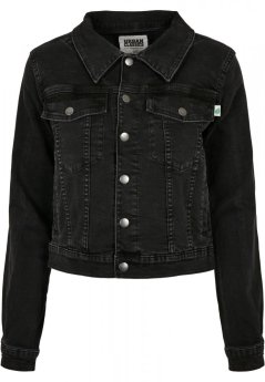 Dámska džínsová bunda Urban Classics Ladies Organic Denim Jacket - čierna