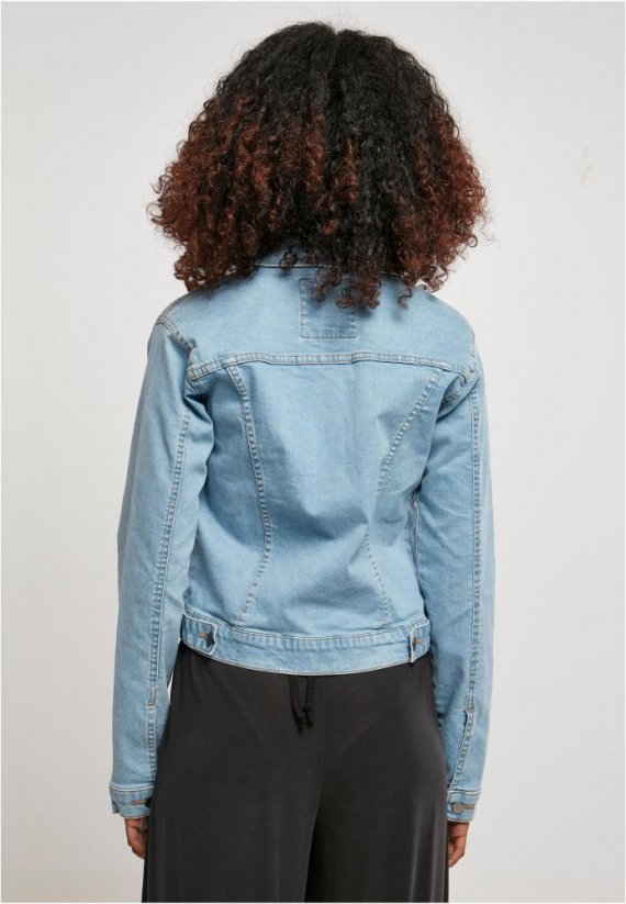 Damska kurtka dżinsowa Urban Classics Ladies Organic Denim Jacket - jasnoniebieski