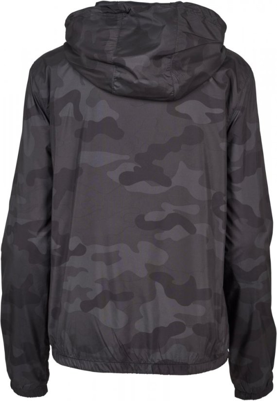 Ladies Camo Pull Over Jacket - darkcamo