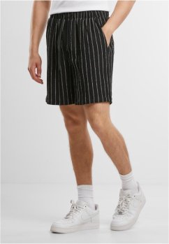 Striped Crinkle Resort Shorts offwhite/black 3XL - black/offwhite