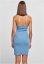 Ladies Rib Knit Neckholder Dress - horizonblue