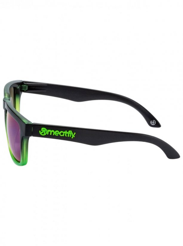 Słoneczne okulary Meatfly Memphis safety green, black