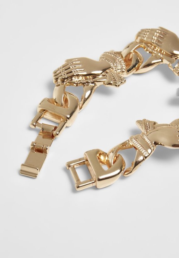 Pray Hands Bracelet - gold
