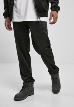 Męskie spodnie dresowe Southpole AOP Velor Pants - czarne
