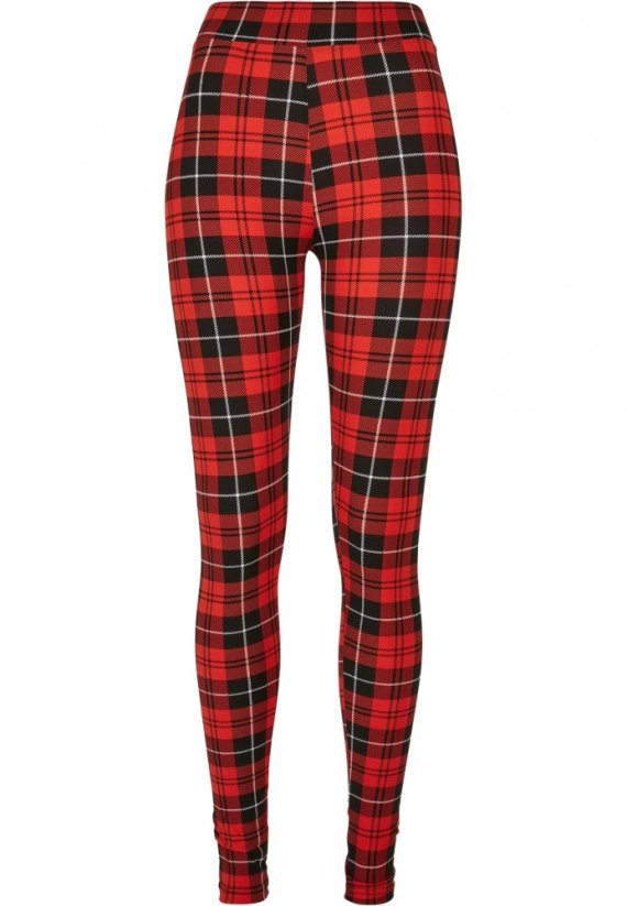 Ladies Soft AOP Leggings - redcheck