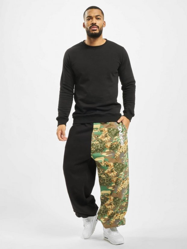 Tepláky Dangerous DNGRS / Sweat Pant Two-Face in black