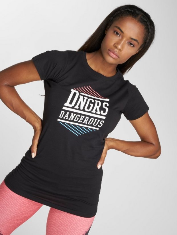 Damska koszulka Dangerous DNGRS / T-Shirt Tackle in black