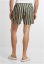 Striped Seersucker Swim Shorts black/offwhite XL - bottlegreen/unionbeige