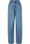 Ladies High Waist 90´S Wide Leg Denim Pants - midstone washed