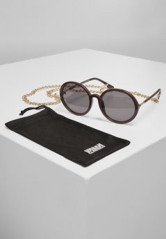 Sunglasses Cannes with Chain - cherry
