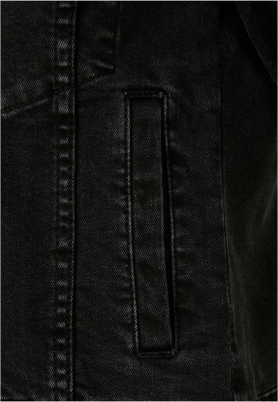 Dámská džínová bunda Urban Classics Ladies Organic Denim Jacket - černá