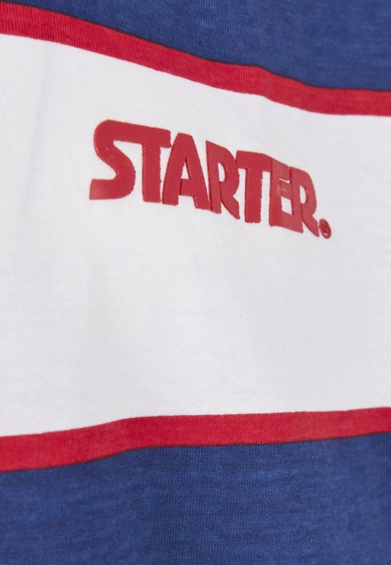 Starter Logo Striped Tee - white/blue