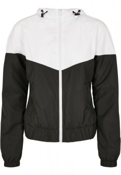 Dámská jarní/podzimní bunda Urban Classics Ladies Arrow Windbreaker - bílá,černá