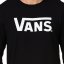 T-Shirt Vans Classic LS black-white