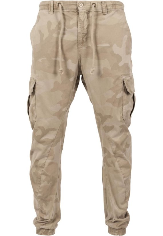 Camo Cargo Jogging Pants - sand camo